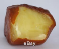 Raw amber stone 449.7g wax butterscotch 100% natural Baltic