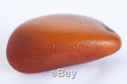 Raw amber stone 61.1g full leather rough natural Baltic DIY