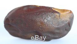 Raw amber stone 62.7g pendant full leather natural Baltic DIY