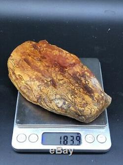 Raw amber stone rock 183 g pendant 100% natural Baltic