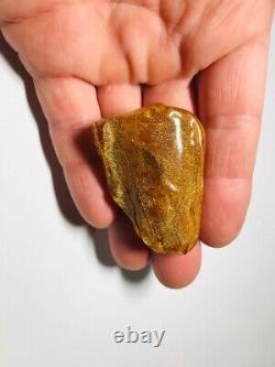 Raw amber stone rock 18gr 100% Natural Baltic Amber Raw Stone loose Gemstone