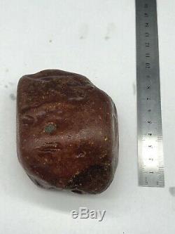 Raw amber stone rock 236 gr bernstein natural Baltic