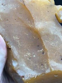 Raw amber stone rock 308 gr bernstein natural Baltic