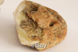 Raw amber stone rock 346.8g 100% natural Baltic kahrab rough misbah necklace