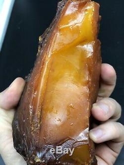 Raw amber stone rock 380g pendant 100% natural Baltic