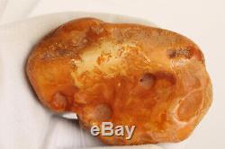 Raw amber stone rock 82.6g 100% natural Baltic kahrab rough misbah necklace