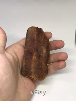 Raw amber stone rock 87.6g bernstein kahraman natural Baltic