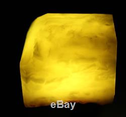 Raw amber white stone rough 51.2g natural Baltic beeswax