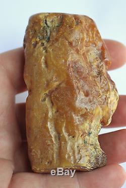 Raw amber yellow white stone beeswax 78.8g natural Baltic DIY