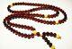 Rosary Mala Natural Baltic Amber Tibetan Buddhist Rosary Tibetan 108 Beads