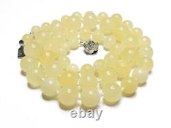 Royal white natural baltic amber necklace Bernstein