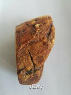 Stone Natural Baltic Amber 105 gr. White, Butterscotch, Egg Yolk