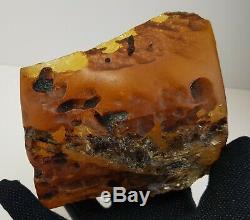 Stone Raw Amber Natural Baltic White Butterscotch Vintage Sea 705,1g Rare A-273