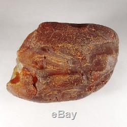 TOP Natural Baltic AMBER Stone rough 324 gr Bernstein #352 EGG YOLK BUTTERSCOTCH