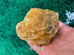 Unique Old White/YellowithTransparent Baltic Amber stone (205g.)