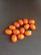 VERY OLD AMBER BUTTERSCOTCH BEADS 22,4 gr NATURAL#28