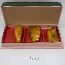 VTG Genuine Shaped Baltic 3 Amber Stone