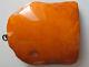 Vintage 30.22 Gm Polished Natural Genuine Baltic Amber Stone Pendant NR
