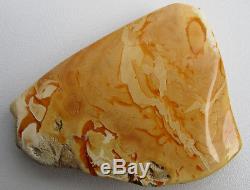 Vintage 31.91 Gm Polished Natural Genuine Baltic Amber Stone NR