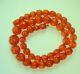 Vintage Amber Necklace Natural Baltic Honey Cognac Amber faceted beads 38 gr