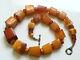 Vintage Antique Natural Butterscotch Yolk Baltic Amber Beads Necklace 80.4 grams