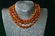 Vintage Antique old natural Baltic Amber necklace butterscotch 69 gr, 126 cm