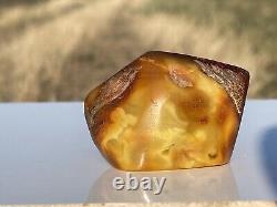 Vintage Baltic Amber Natural Nugget 100% Weight 30 g