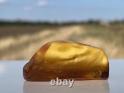 Vintage Baltic Amber Natural Nugget 100% Weight 30 g