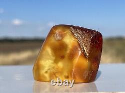 Vintage Baltic Amber Natural Nugget 100% Weight 30 g