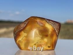 Vintage Baltic Amber Natural Nugget 100% Weight 30 g