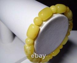 Vintage Genuine Baltic Amber Round Beads Bracelet Amber Bracelet