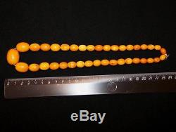 Vintage Natural Baltic Amber Beads Necklace