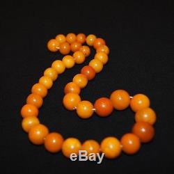 Vintage Natural Baltic Amber Necklace