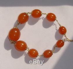 Vintage Natural Baltic Butterscotch Pressed Amber Necklace, Sterling Silver 875