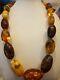 Vintage real butterscotch amber necklace 83 grmes