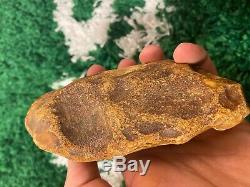 White color Baltic Amber stone (245 g.)