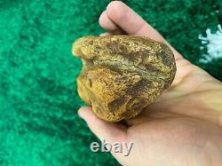 Yellowithmilky Baltic Amber stone (262 g.)
